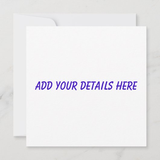 Uitnodiging voor poolpartijen (Achterkant)