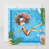 Uitnodiging voor poolpartijen (Voorkant)