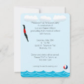 Uitnodiging voor poolpartijen (Achterkant)