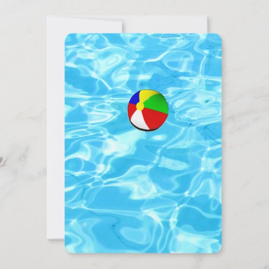 Uitnodiging voor poolpartijen (Achterkant)