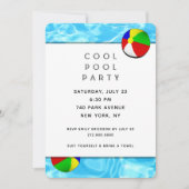 Uitnodiging voor poolpartijen (Voorkant)