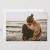 Uitnodiging voor postbruiloft (Achterkant)