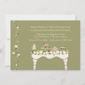 Uitnodiging voor postbruiloft Brunch (klik op kleu (Voorkant)