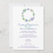 Uitnodiging voor postbruiloft | Succes en zand 2 (Voorkant)