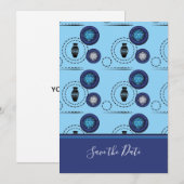 Uitnodiging voor prachtige Afrikaanse afdruk Ankar (Voorkant / Achterkant)