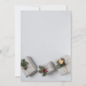 Uitnodiging voor prachtige grijze nieuwe jaren (Achterkant)