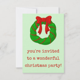 Uitnodiging voor prachtige kerstfeestdagen