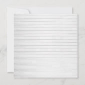 Uitnodiging voor prachtige winterbomen (Achterkant)