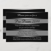 Uitnodiging voor Pre-Prom, Pre Prom, Quinceanera, (Voorkant / Achterkant)
