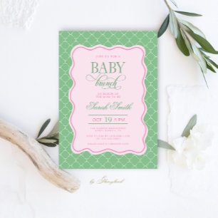 Uitnodiging voor Preppy Baby Brunch