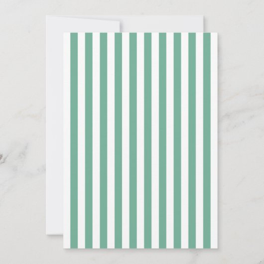 Uitnodiging voor Preppy Pool Feestje (Achterkant)