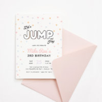 Uitnodiging voor preppy spring- en stuiterfeest vo