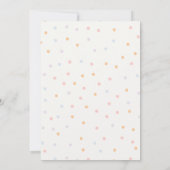 Uitnodiging voor preppy spring- en stuitfeestje vo (Achterkant)