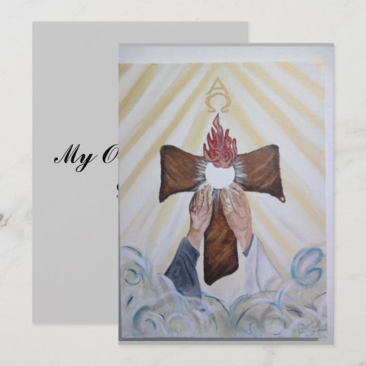 uitnodiging voor priesthood (Voorkant / Achterkant)