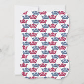 Uitnodiging voor prins & prinses kronen tweeling f (Achterkant)