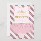Uitnodiging voor prinses baby shower (Voorkant)