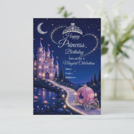 Uitnodiging voor prinses verjaardag | Magisch kast