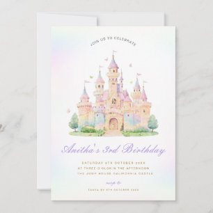 Uitnodiging voor prinses verjaardag, Magisch Kaste