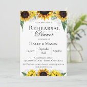 Uitnodiging voor proefdiner op het veld met zonneb (Staand voorkant)