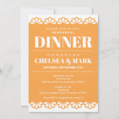 Uitnodiging voor proefdiners met Papel Picado (Voorkant)