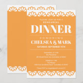 Uitnodiging voor proefdiners met Papel Picado (Voorkant / Achterkant)