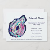 Uitnodiging voor proefdiners/Oester Roast Party (Voorkant)