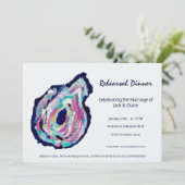 Uitnodiging voor proefdiners/Oester Roast Party (Staand voorkant)