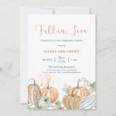 Uitnodiging voor proefdiners voor pompoenen om ver (Voorkant)