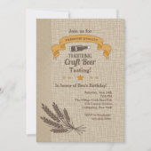 Uitnodiging voor proeven met Craft Beer (Voorkant)