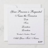 Uitnodiging voor prom - SRF Invitati (Achterkant)