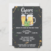Uitnodiging voor Pub Style Nieuwjaar (Voorkant)