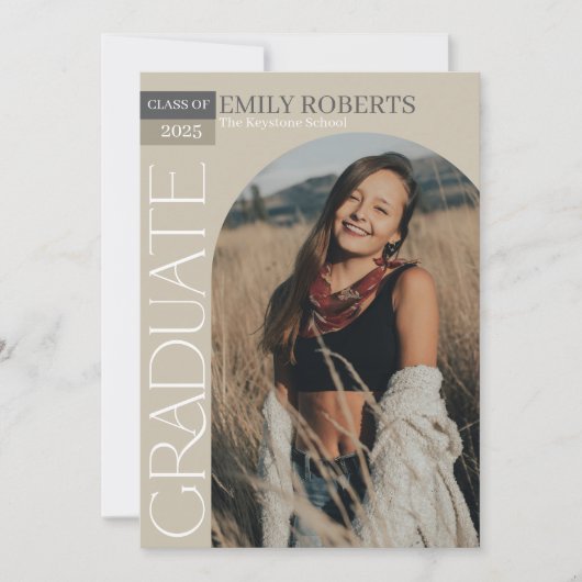 Uitnodiging voor publicatie van Afstuderen in boog (Voorkant)