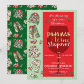 Uitnodiging voor pyjama en pannenkoeken (Voorkant / Achterkant)