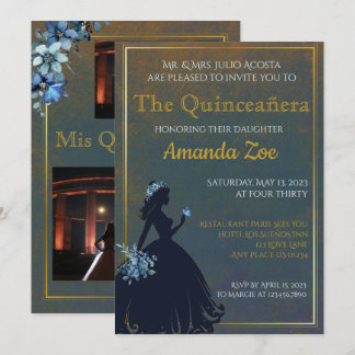 Uitnodiging voor Quinceañera