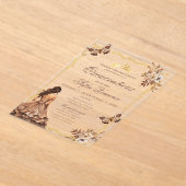 Uitnodiging voor Quincenera in het Spaans Boho (Laagn)