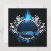 Uitnodiging voor raceauto-evenement (Voorkant)