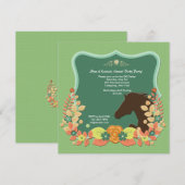 Uitnodiging voor races met wieltjes van de winnaar (Voorkant / Achterkant)