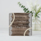 Uitnodiging voor racistische parels & lichte brida (Staand voorkant)