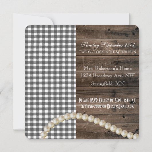 Uitnodiging voor racistische parels & lichte brida (Achterkant)