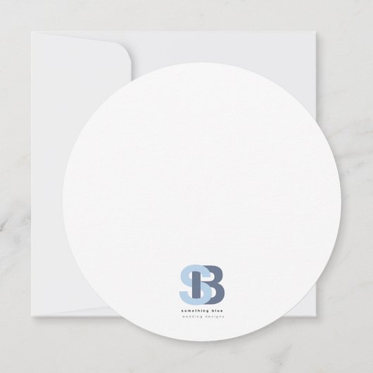 Uitnodiging voor recordbruiloft (Achterkant)