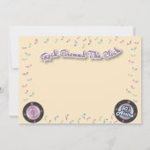 Uitnodiging voor recordpartijen van 1950 (Achterkant)