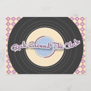 Uitnodiging voor recordpartijen van 1950