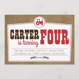 Uitnodiging voor Red Country Tractor