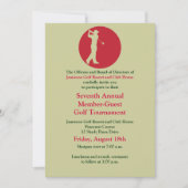 Uitnodiging voor Red Green Corporate Golf Tourname (Voorkant)