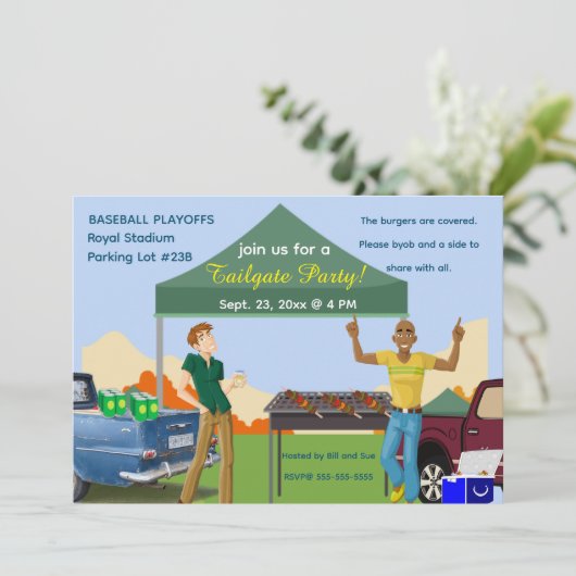 Uitnodiging voor redactebanden (Staand voorkant)