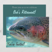 Uitnodiging voor Regenboogforel (Voorkant / Achterkant)