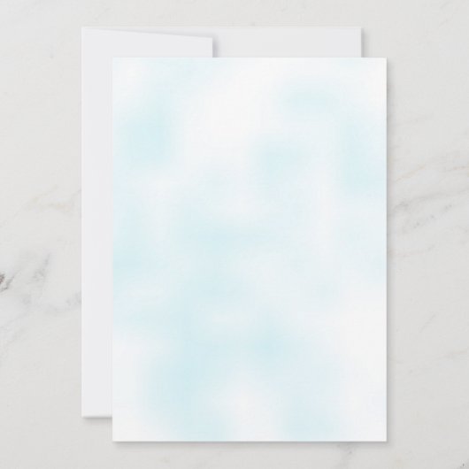 Uitnodiging voor regenboogverjaardag Glitter-regen (Achterkant)