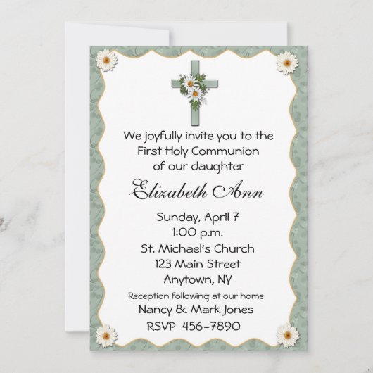 Uitnodiging voor religieuze kruisdagen (Voorkant)