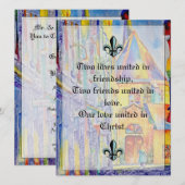 Uitnodiging voor religieuze weddenschappen (Voorkant / Achterkant)