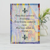 Uitnodiging voor religieuze weddenschappen (Staand voorkant)